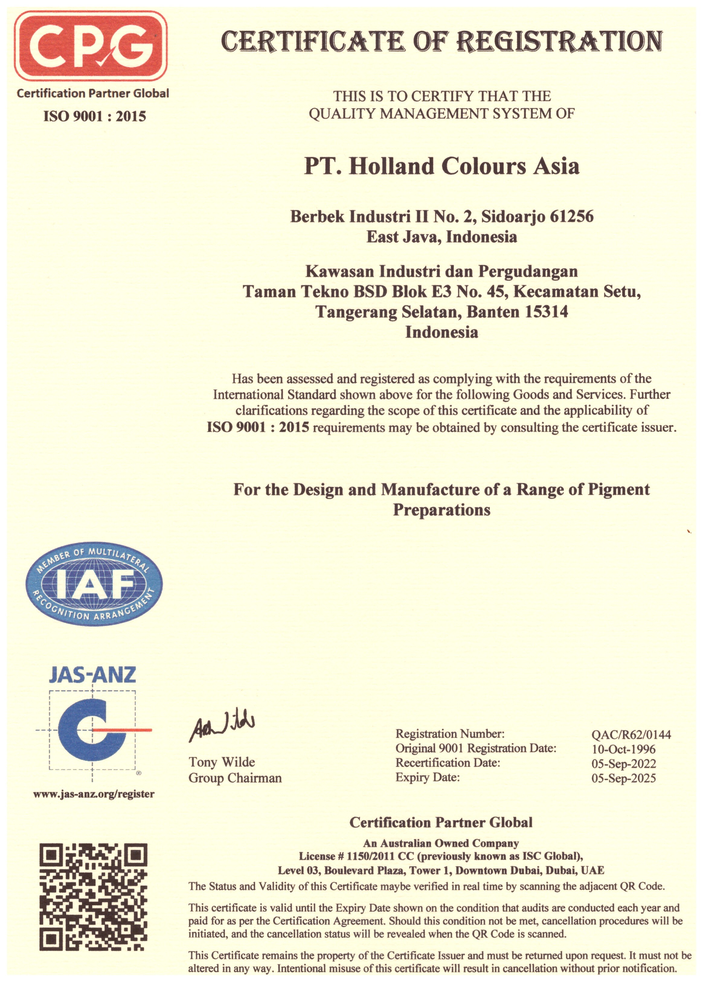 ISO 9001-2015 exp 2025