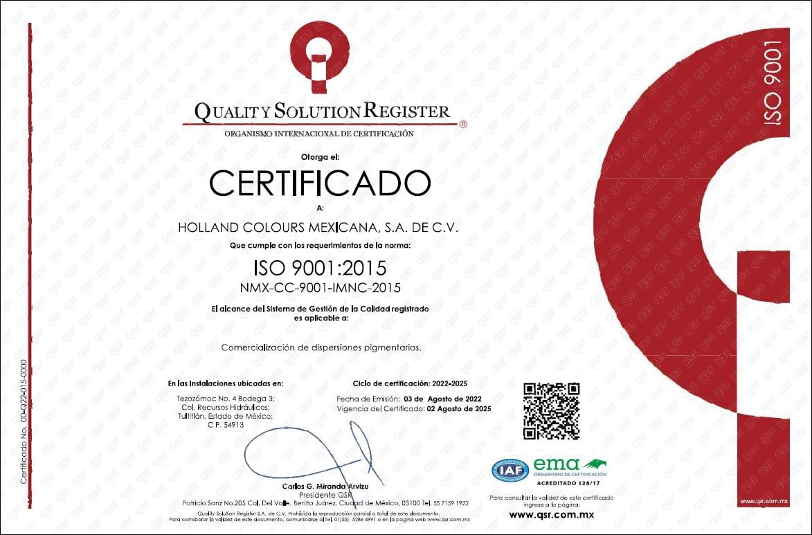 ISO Certificate 2025 HCM